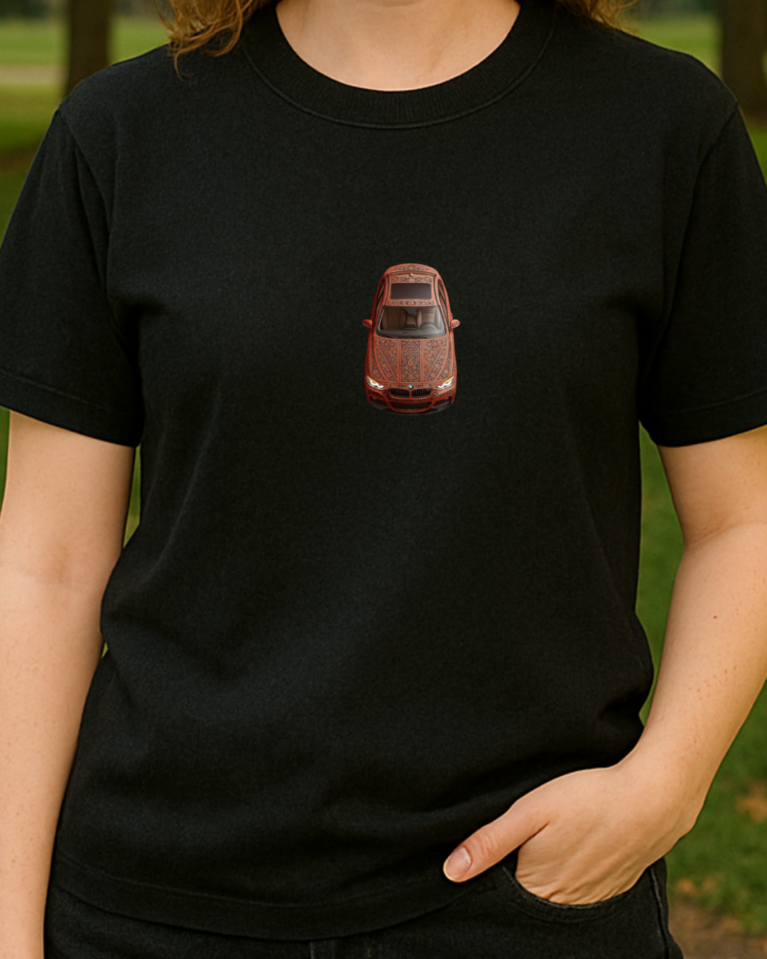 Etnik Red F30 Baskılı T-Shirt