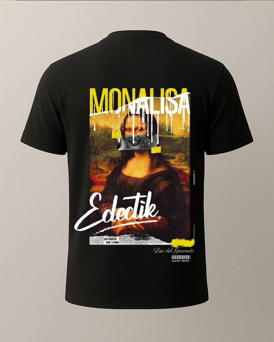 Monalisa Baskılı T-Shirt