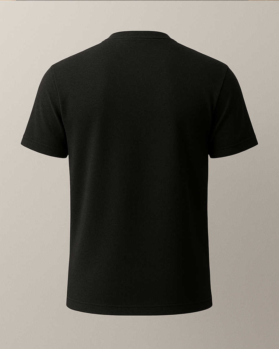 Yandan Gezegen Sistemi Baskılı T-Shirt