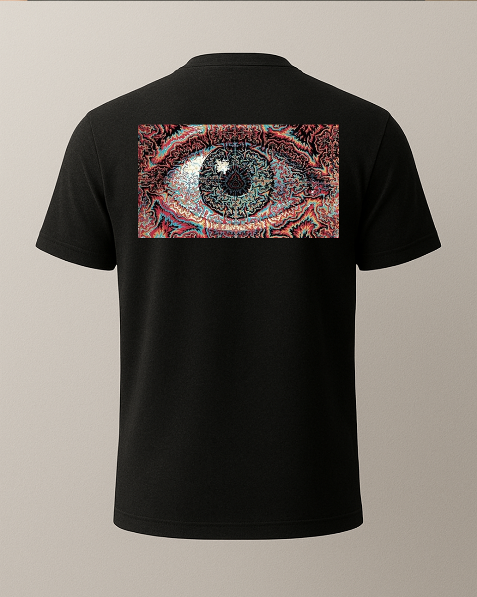 Etnik Göz Baskılı Tişört