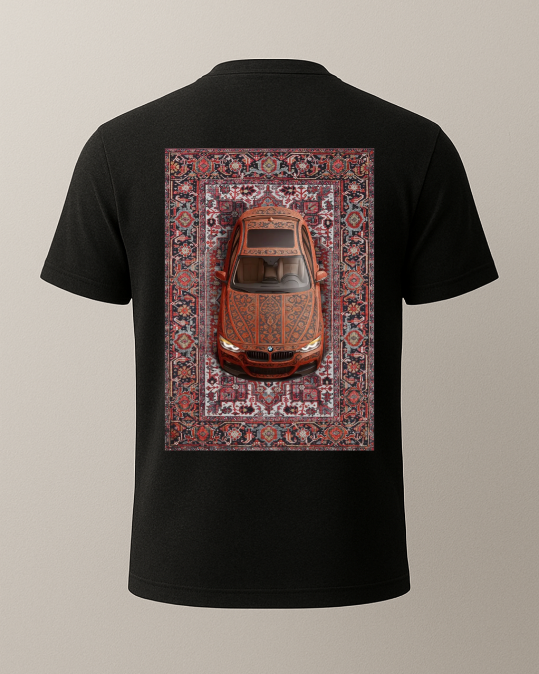 Etnik Red F30 Baskılı T-Shirt