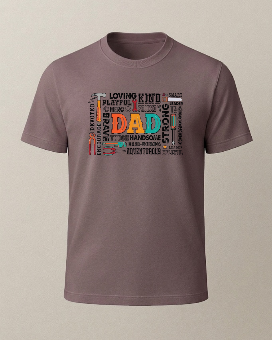 Dad Baskılı T-Shirt