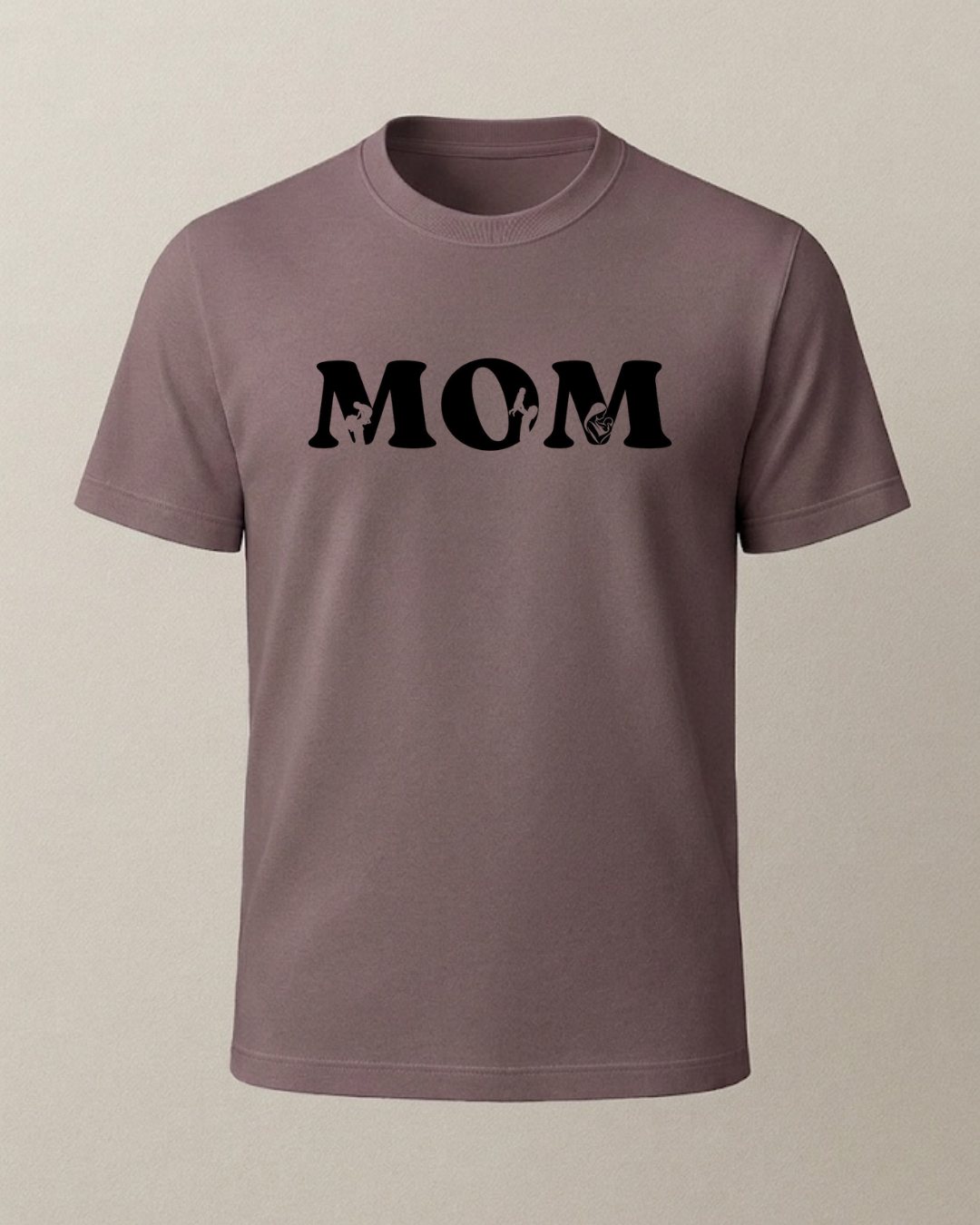 MOM Baskılı T-Shirt