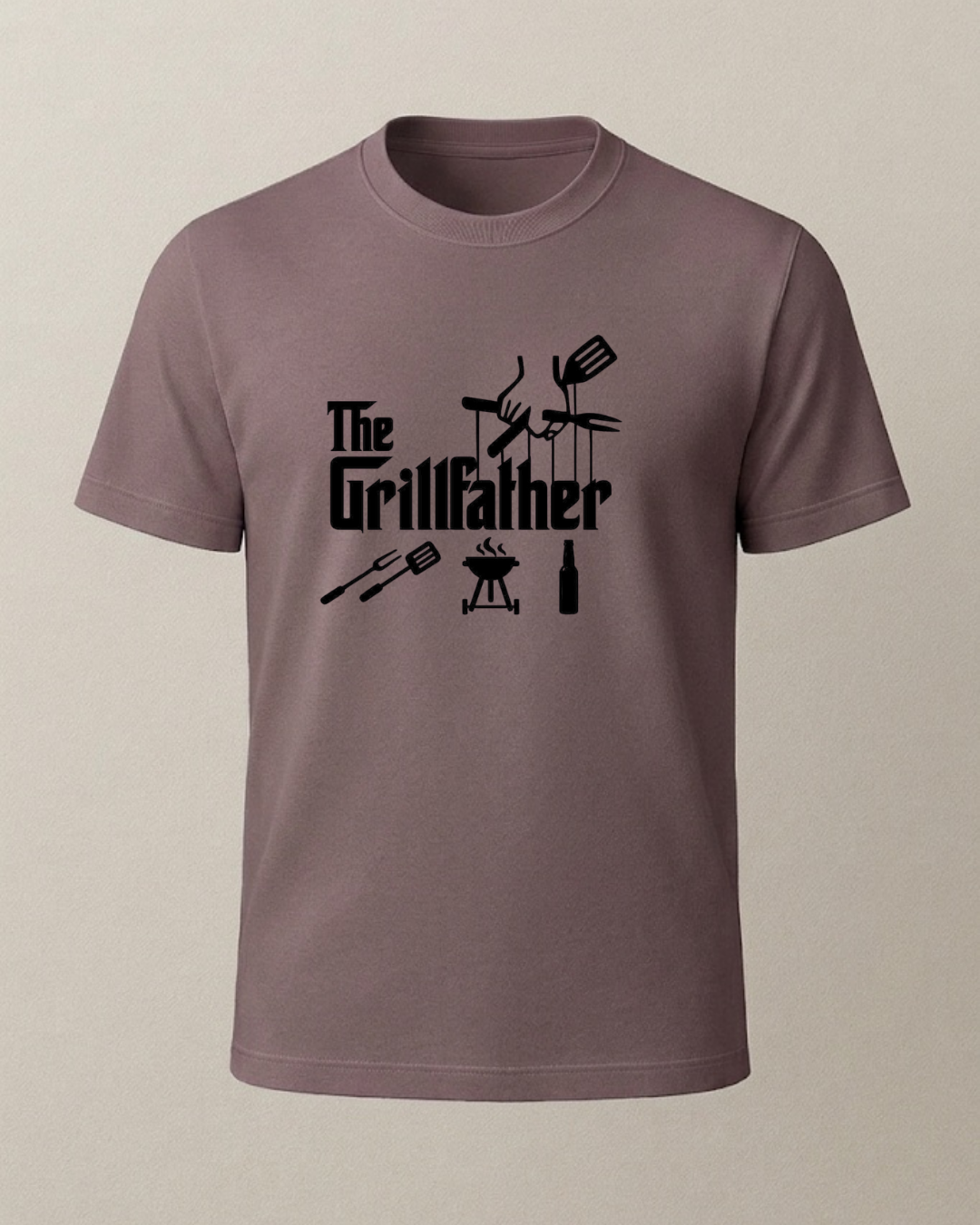 The GrillFather Baskılı T-Shirt