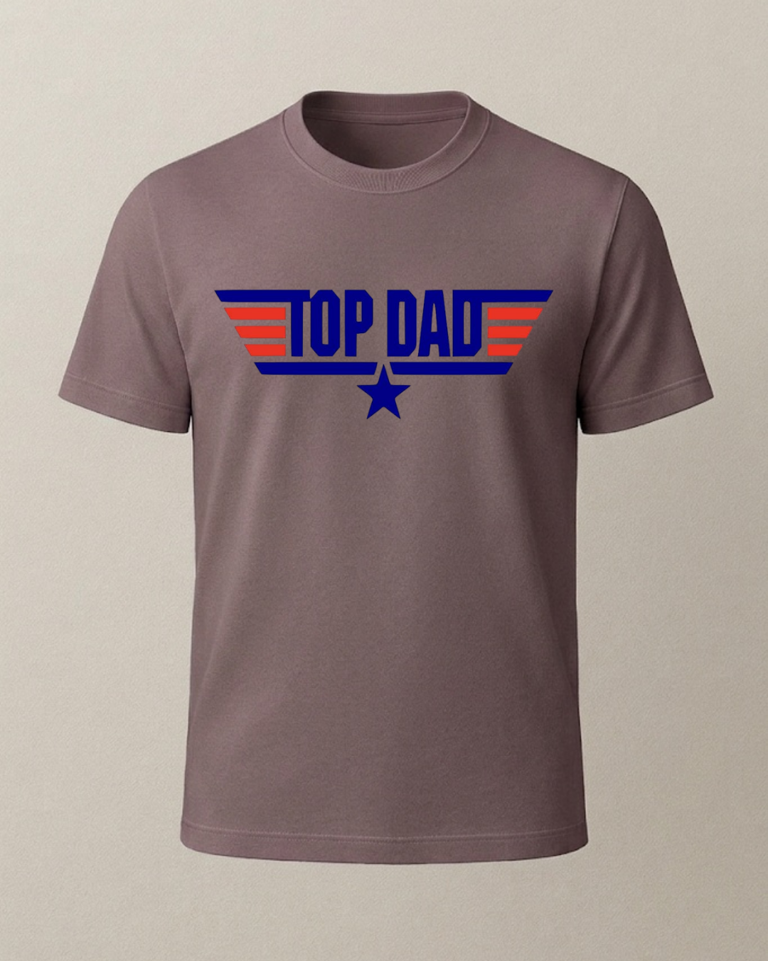 Top Dad Baskılı T-Shirt