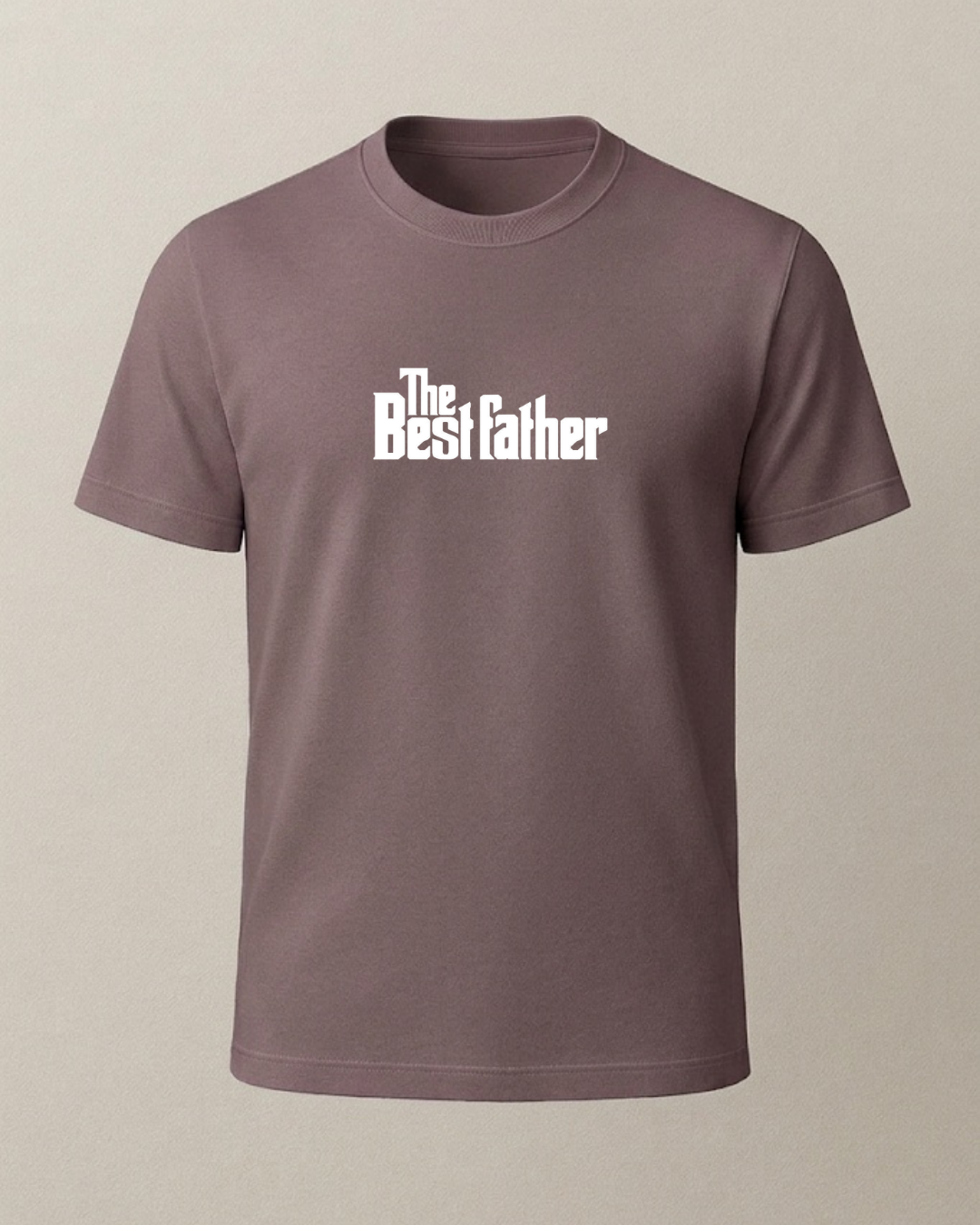 The Best Father Baskılı T-Shirt