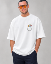 Küçük Prens Baskılı Oversize T-Shirt
