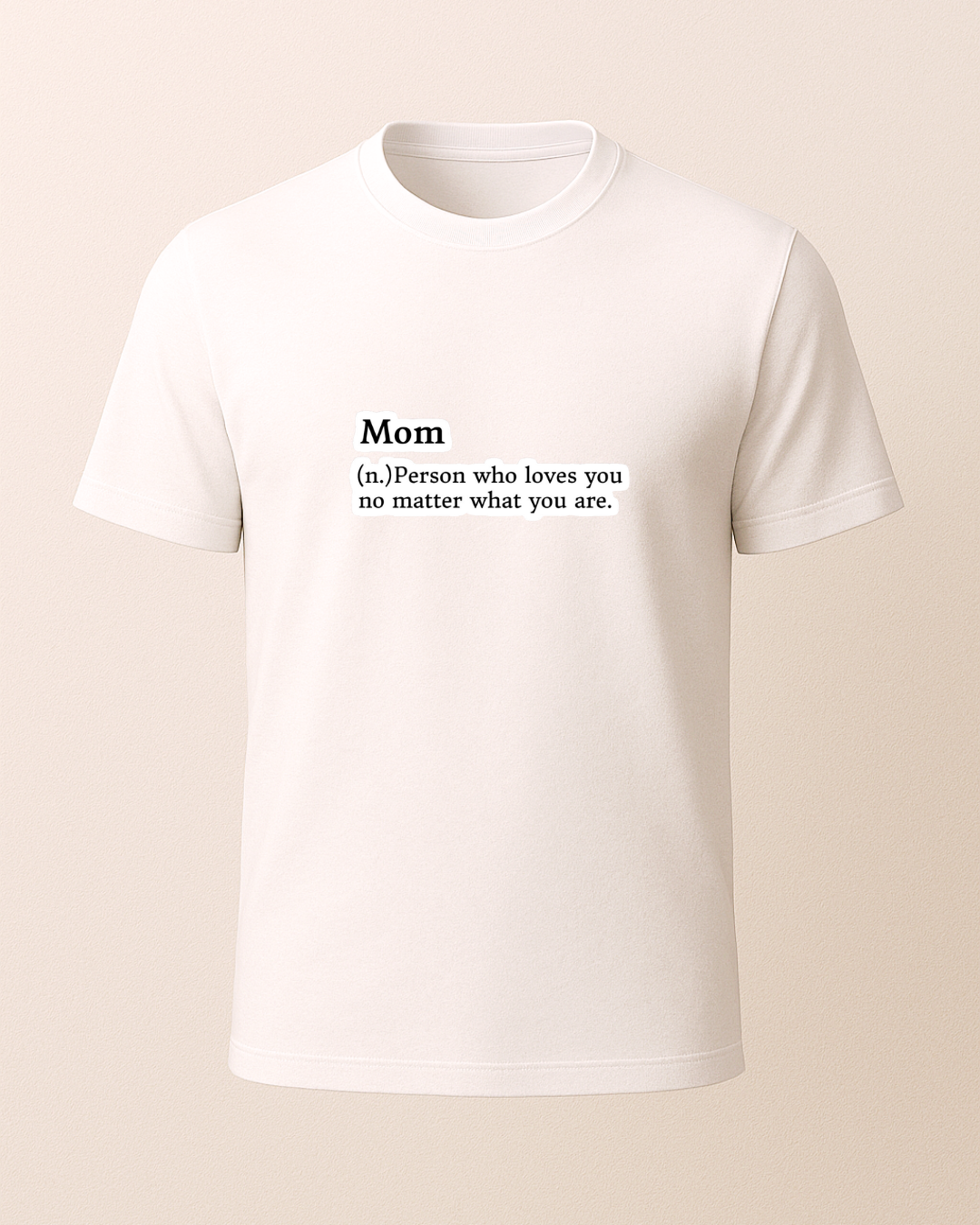 Mom (n.) Baskılı T-Shirt