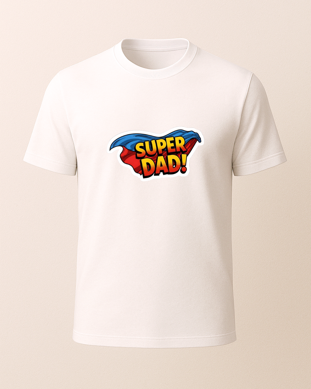 Super Dad Baskılı T-Shirt
