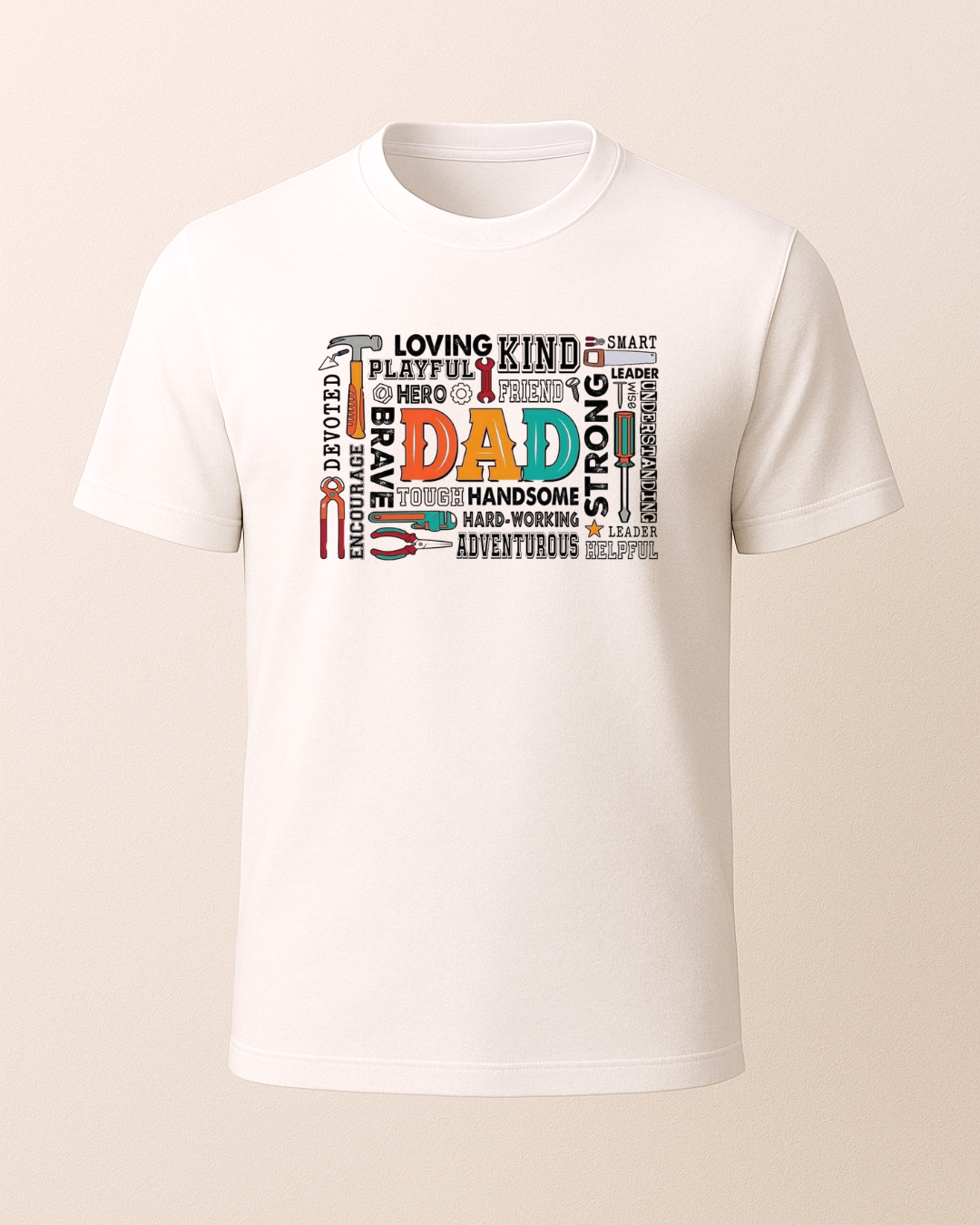 Dad Baskılı T-Shirt