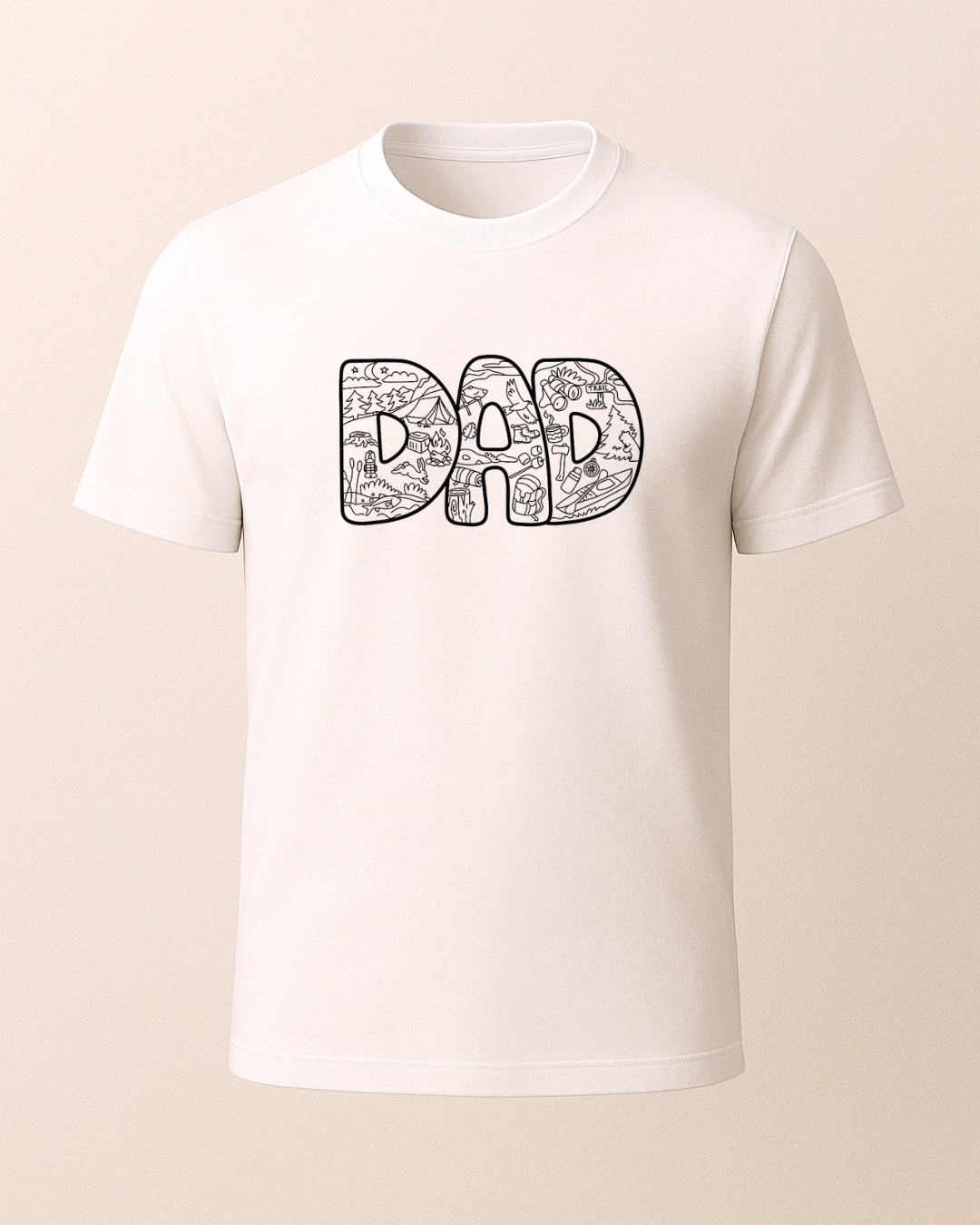 Dad Baskılı T-Shirt