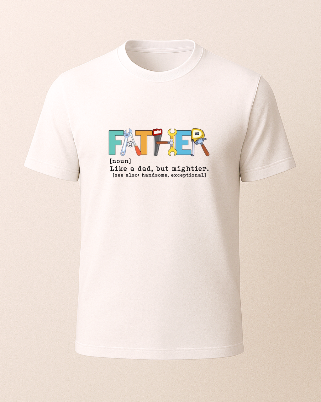 Father Baskılı T-Shirt