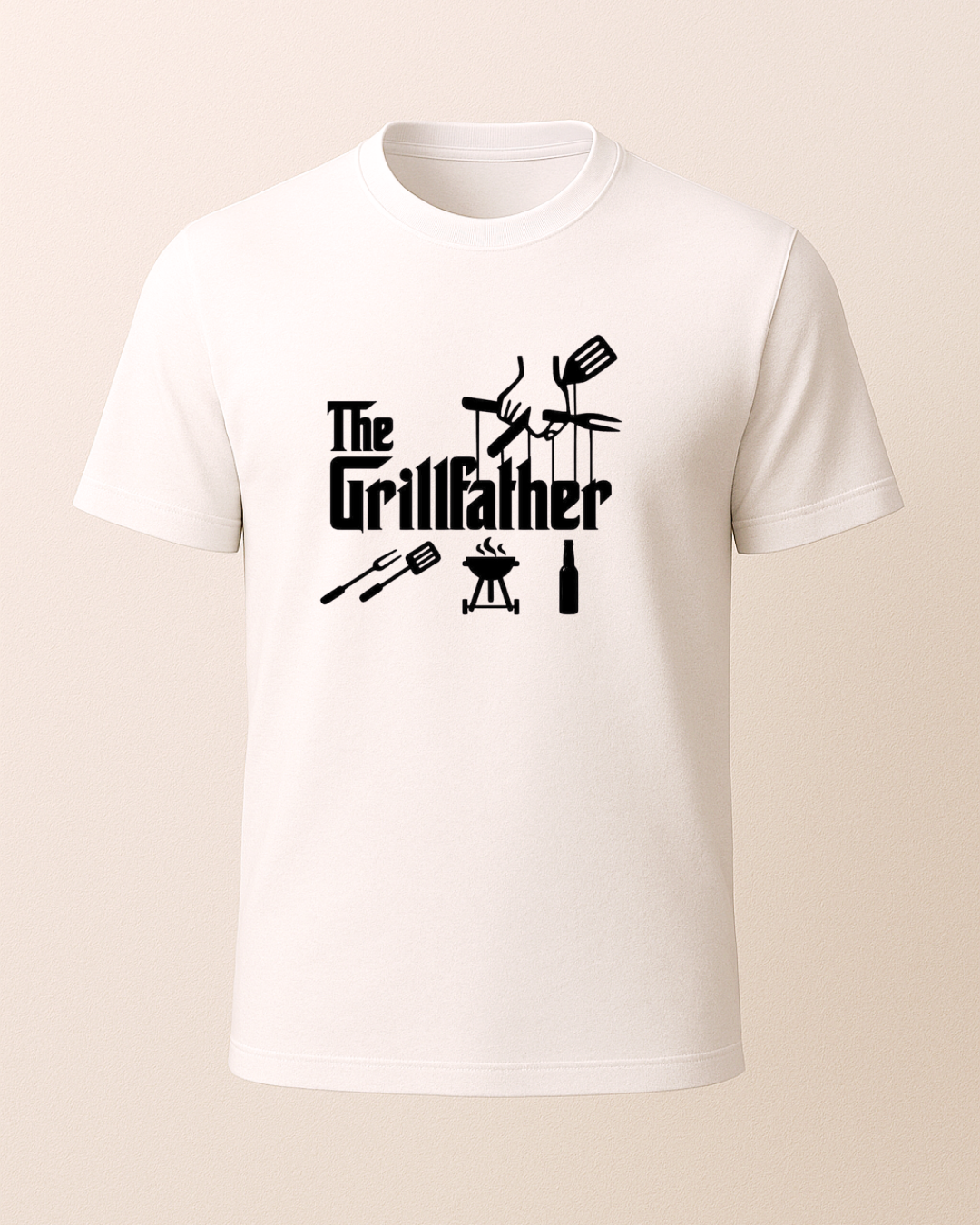 The GrillFather Baskılı T-Shirt