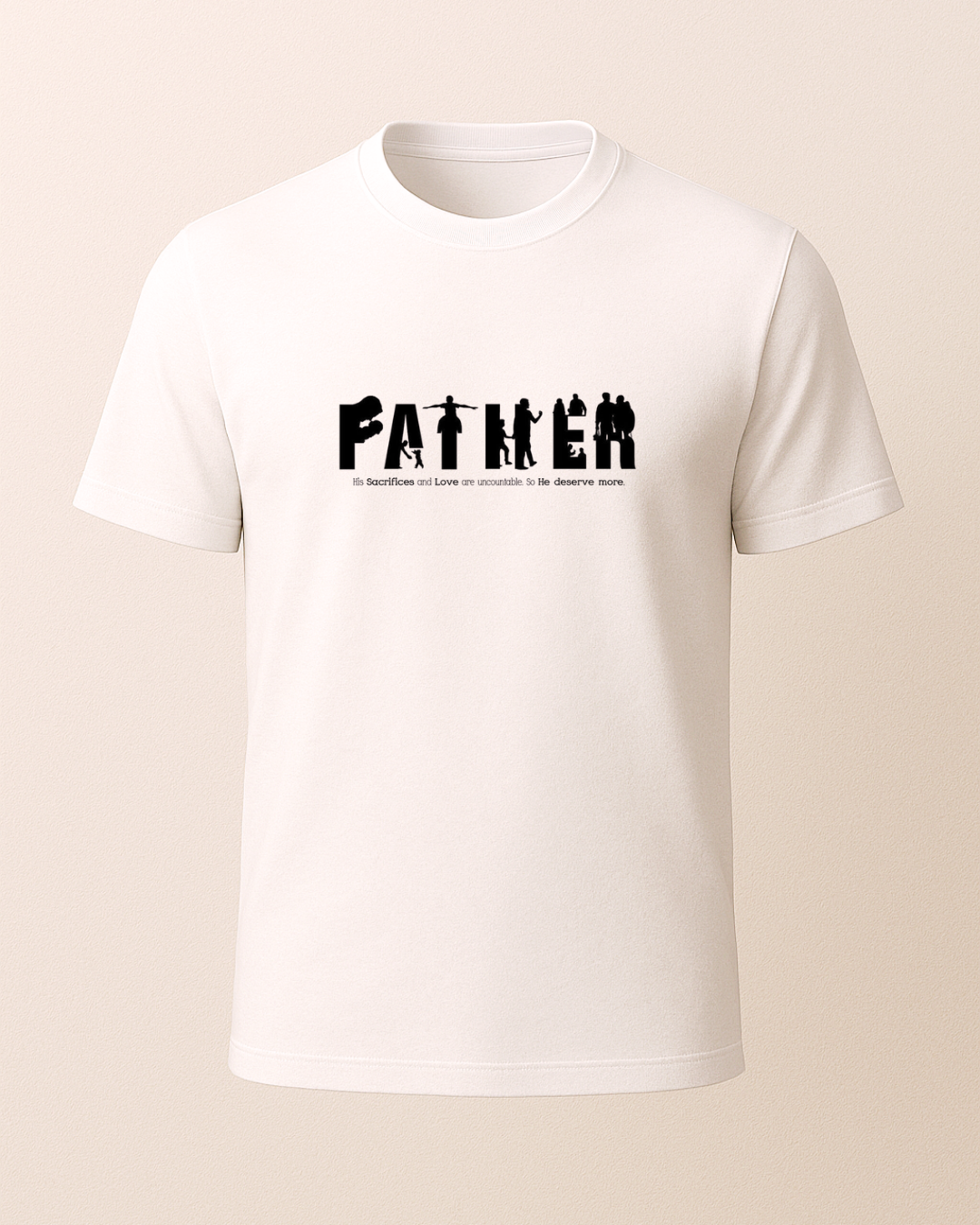 Father Baskılı T-Shirt