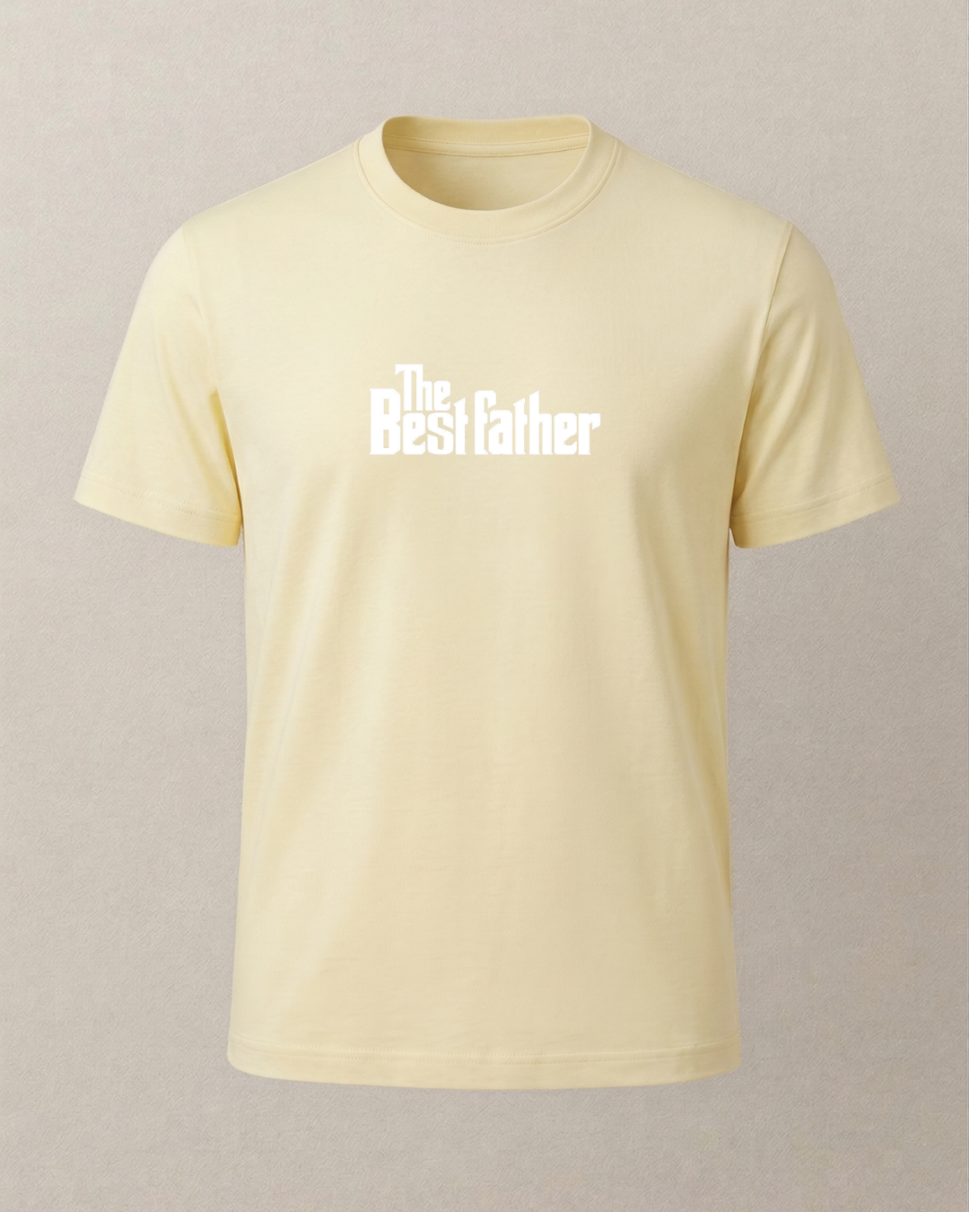 The Best Father Baskılı T-Shirt