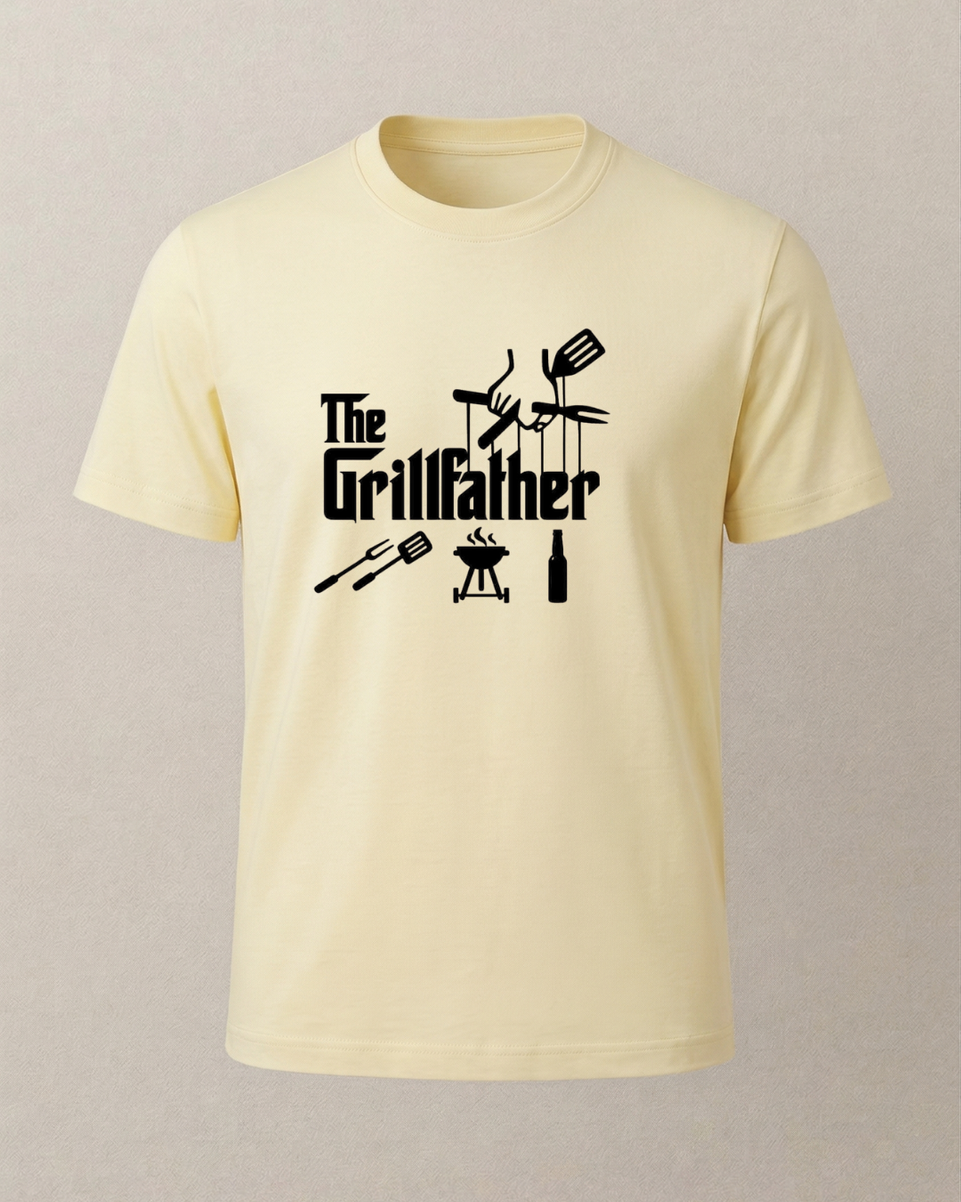 The GrillFather Baskılı T-Shirt