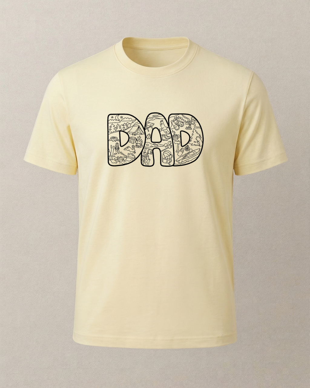 Dad Baskılı T-Shirt
