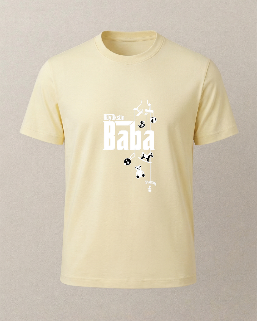Büyüksün Baba Baskılı T-Shirt