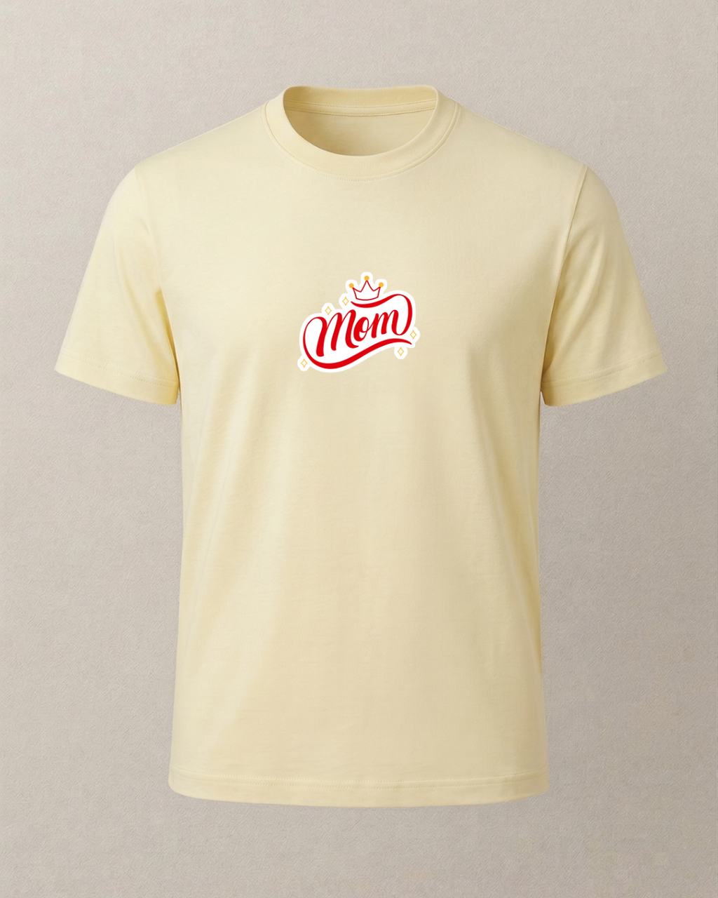 Mom Baskılı T-Shirt