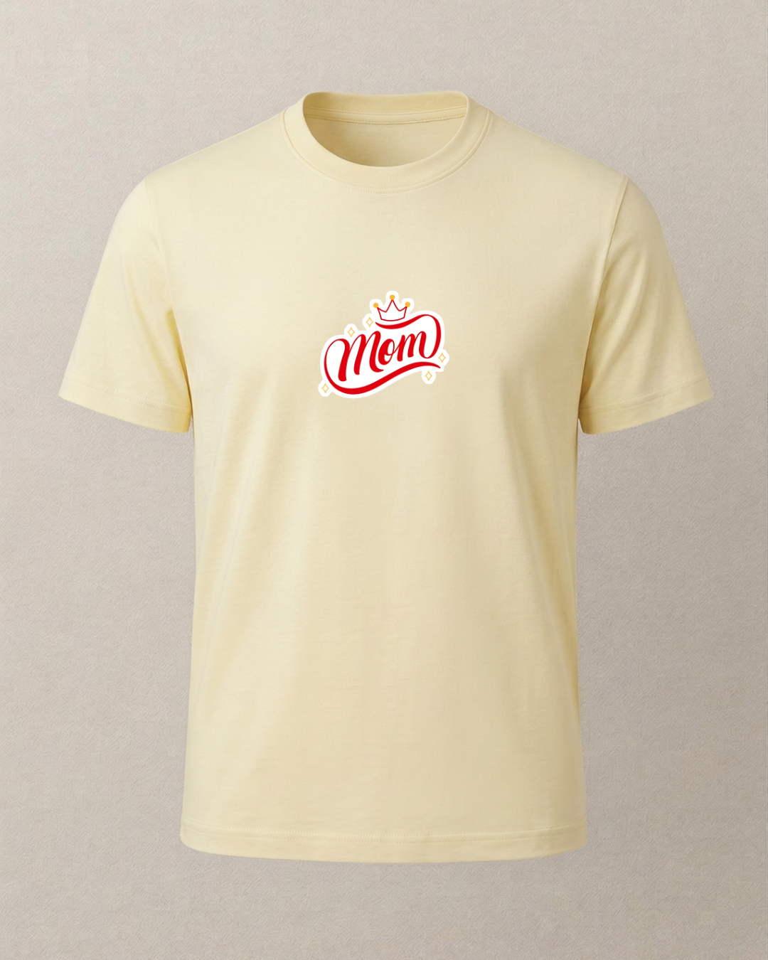Mom Baskılı T-Shirt