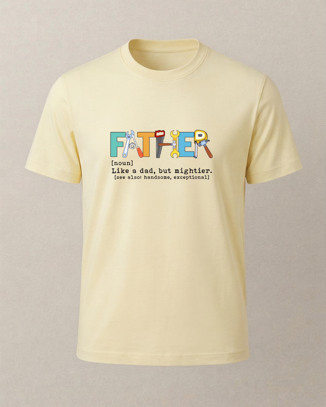 Father Baskılı T-Shirt