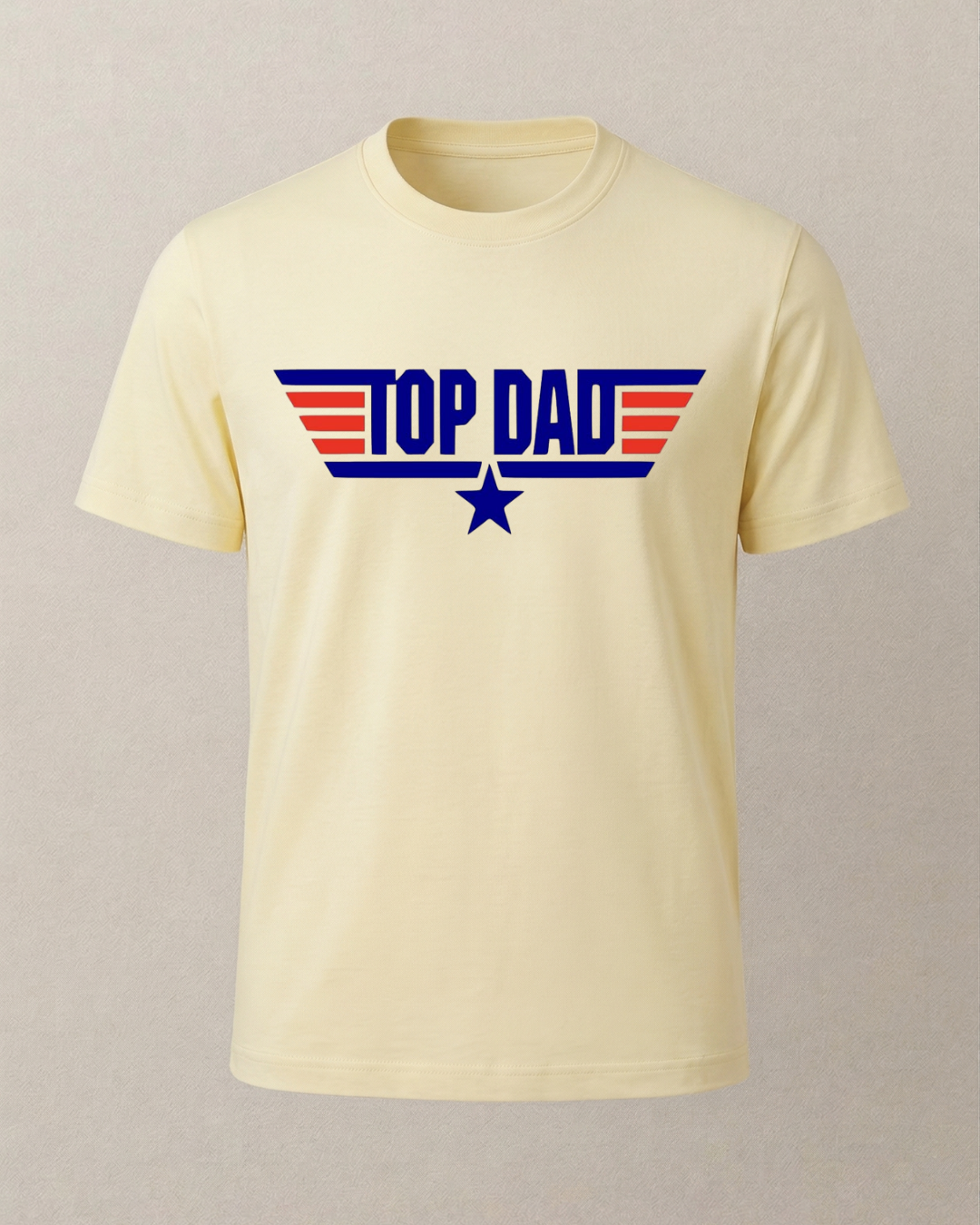 Top Dad Baskılı T-Shirt
