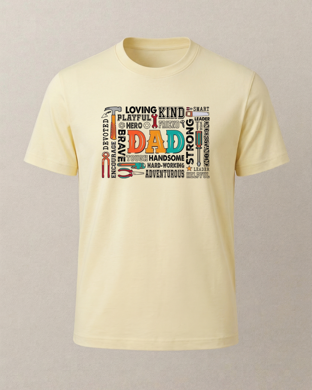 Dad Baskılı T-Shirt