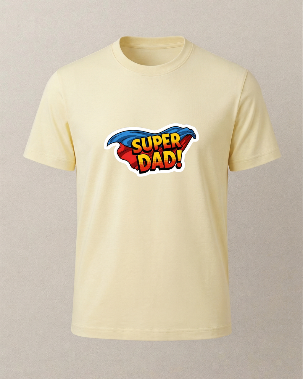 Super Dad Baskılı T-Shirt