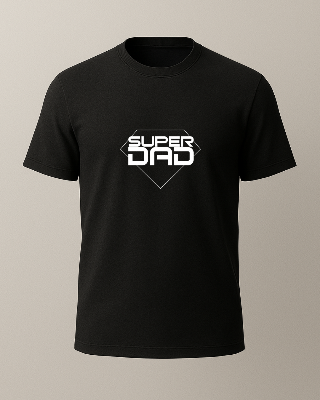 Super Dad Baskılı T-Shirt