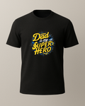 Dad Super Hero Baskılı T-Shirt