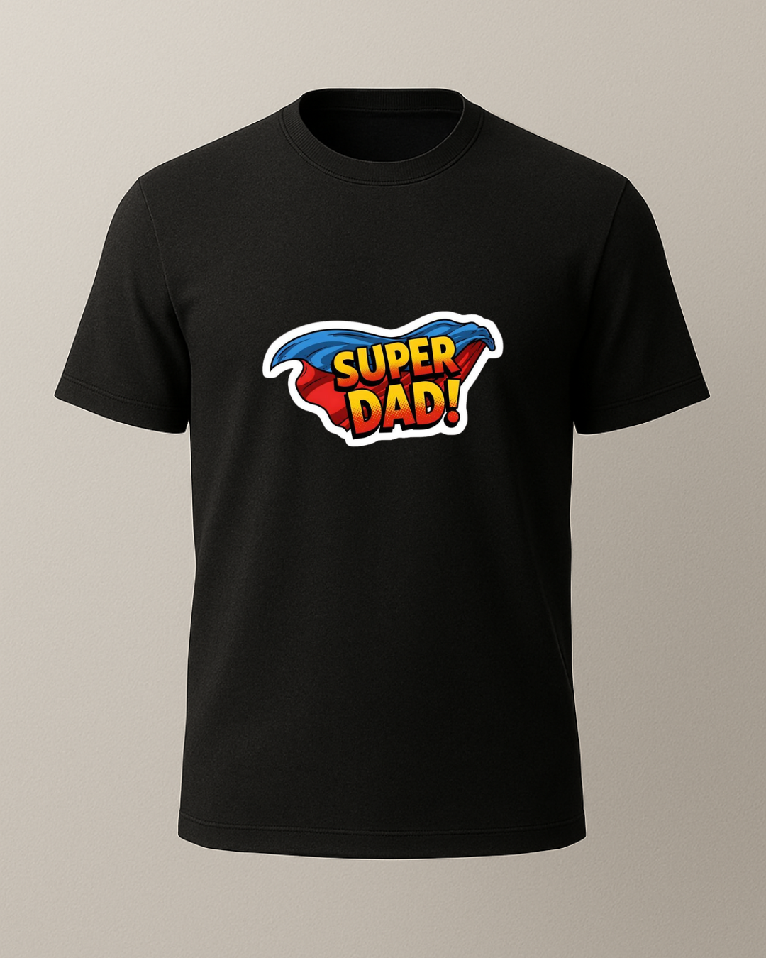 Super Dad Baskılı T-Shirt