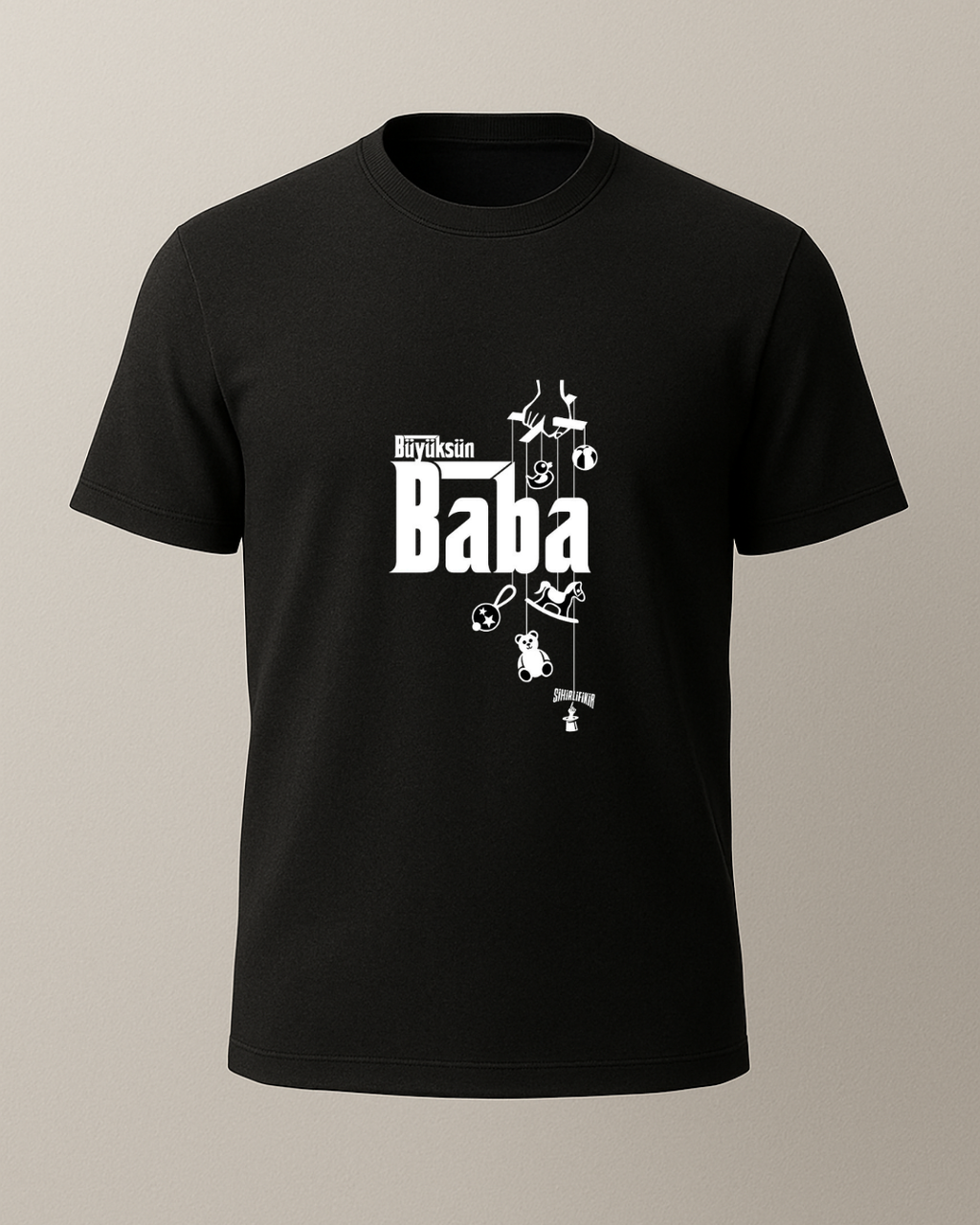 Büyüksün Baba Baskılı T-Shirt