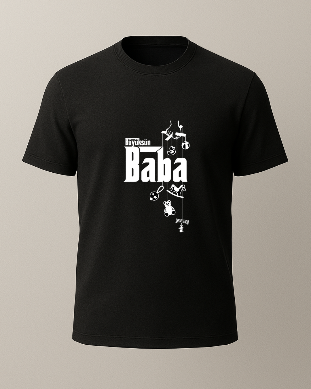 Büyüksün Baba Baskılı T-Shirt