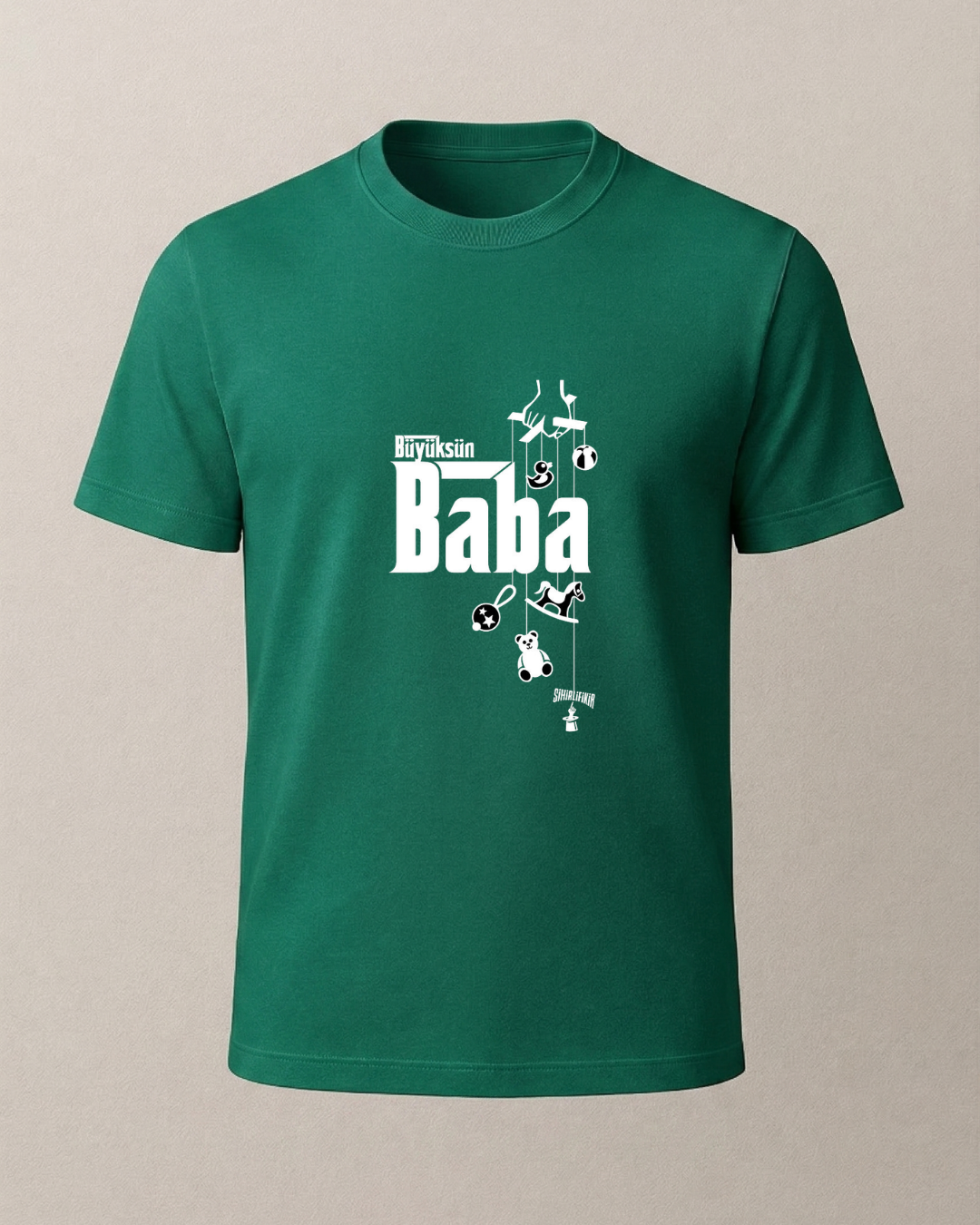 Büyüksün Baba Baskılı T-Shirt