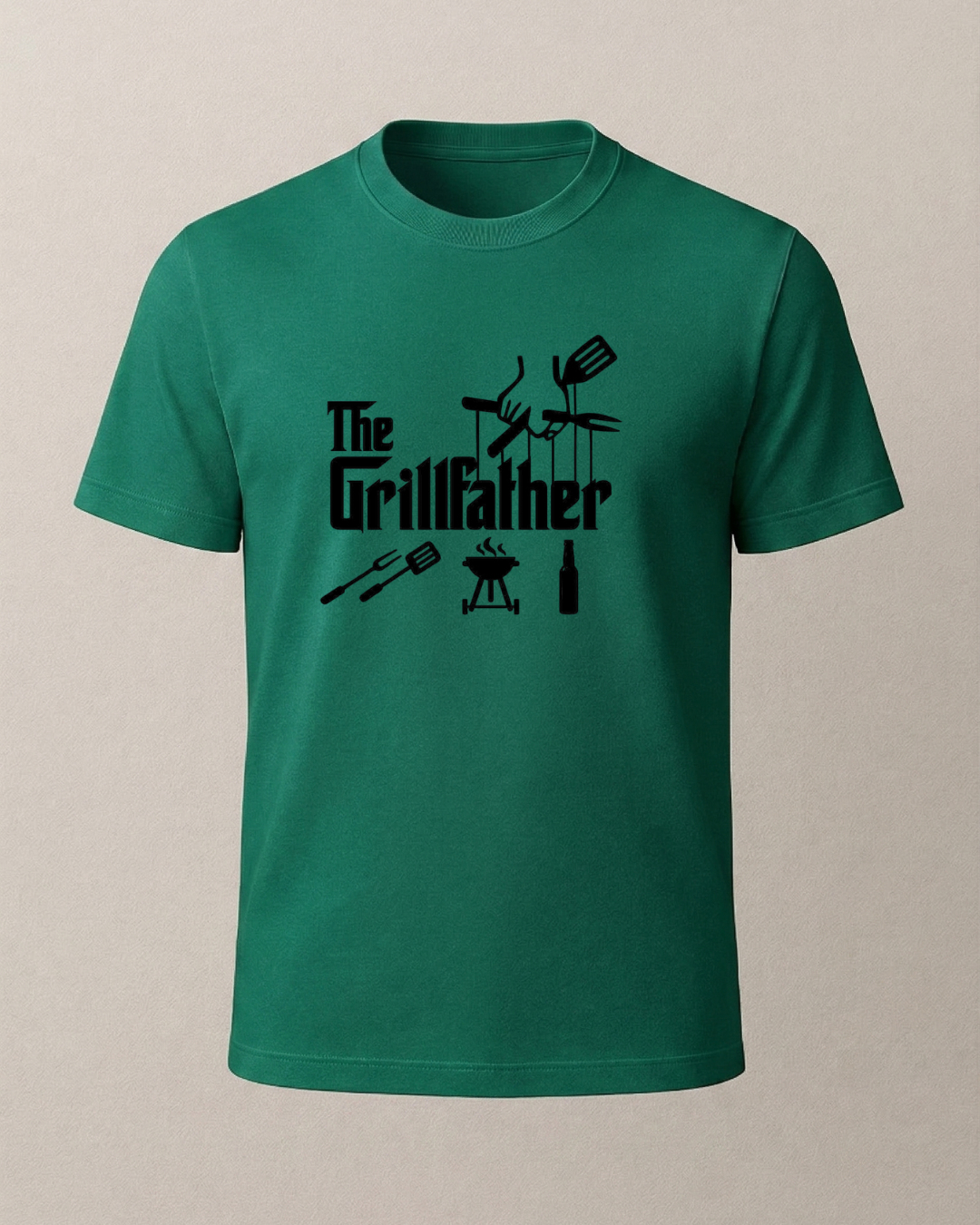 The GrillFather Baskılı T-Shirt