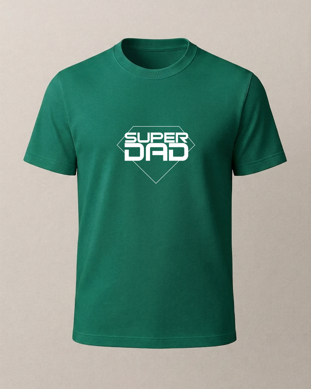Super Dad Baskılı T-Shirt