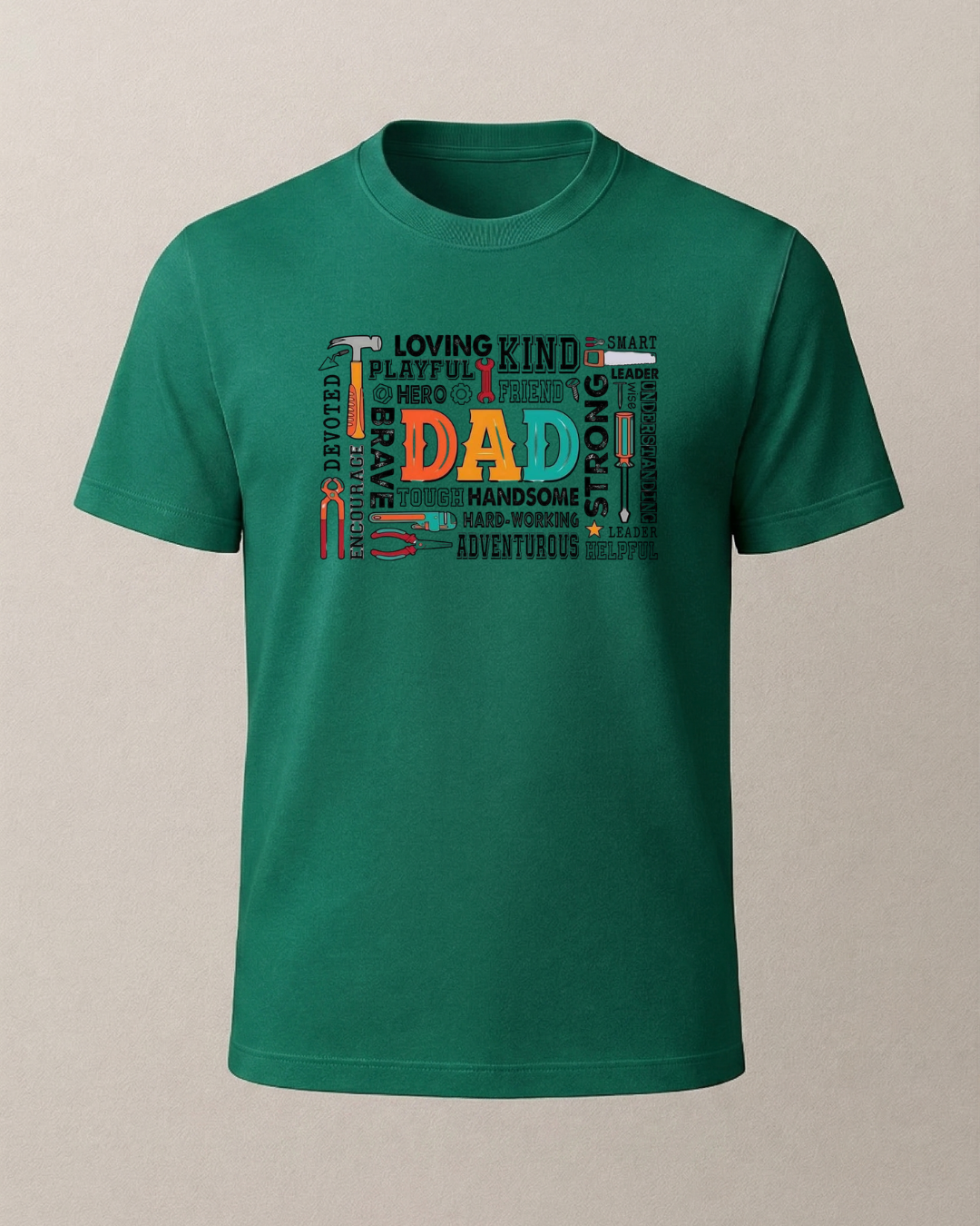 Dad Baskılı T-Shirt