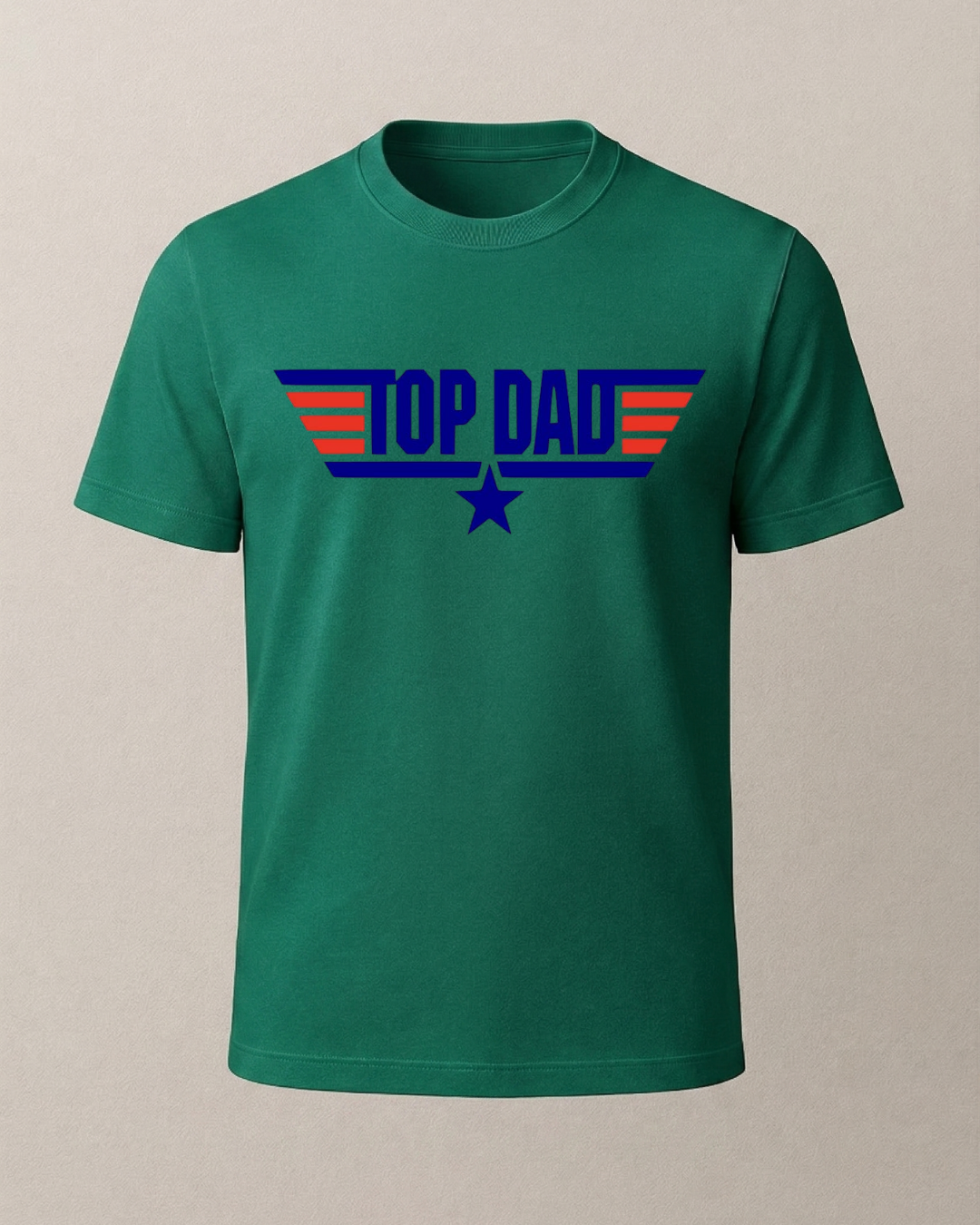 Top Dad Baskılı T-Shirt