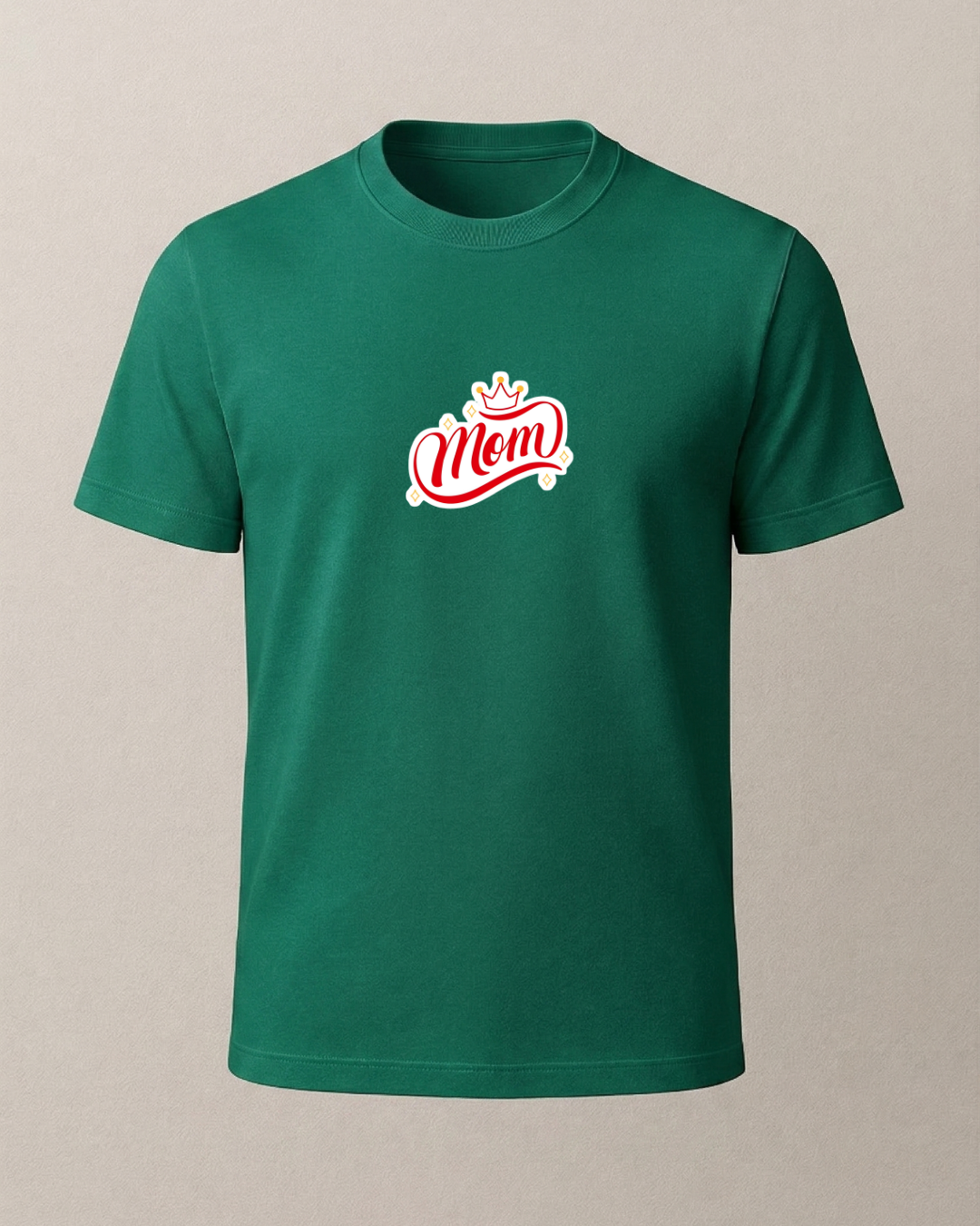 Mom Baskılı T-Shirt