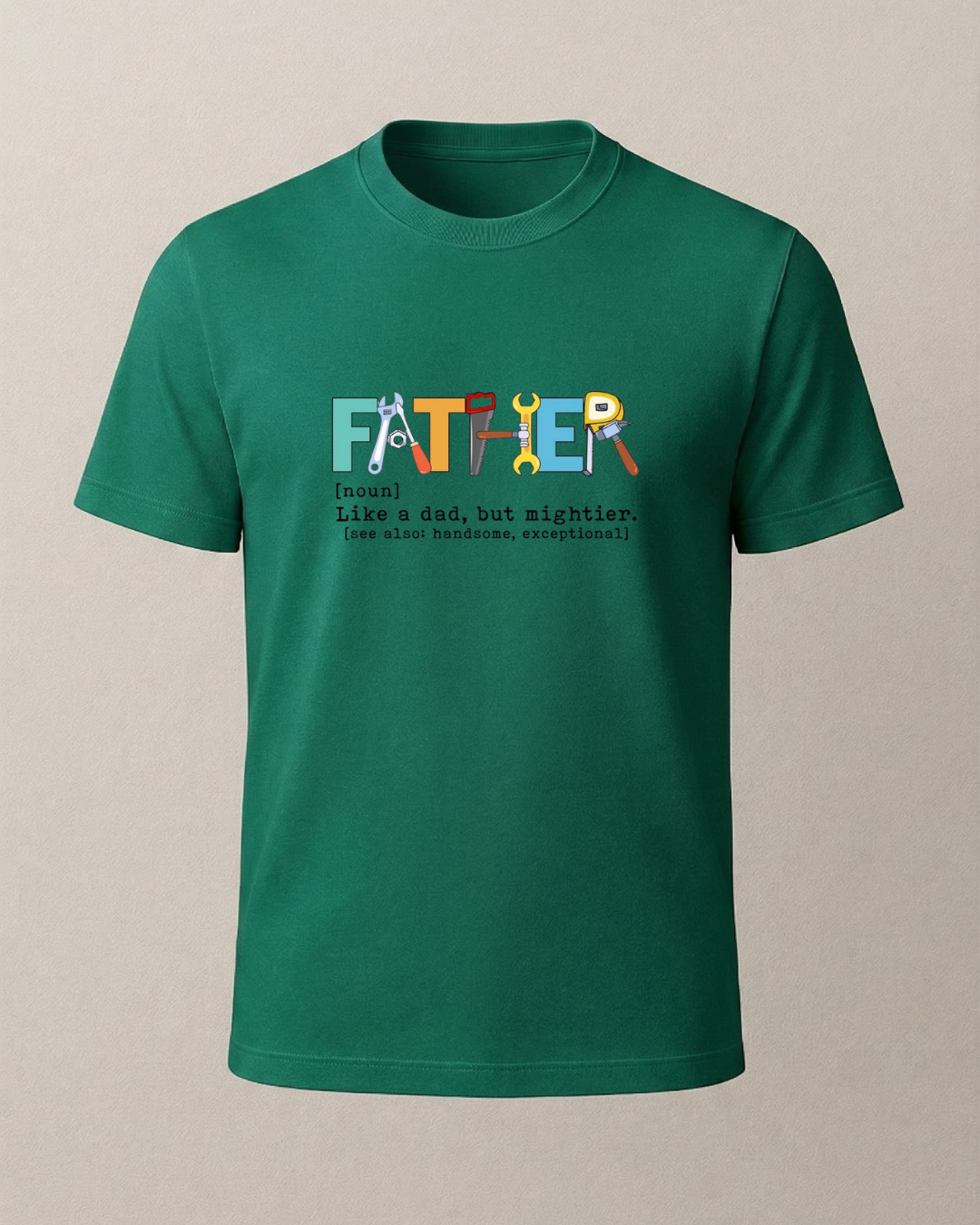 Father Baskılı T-Shirt