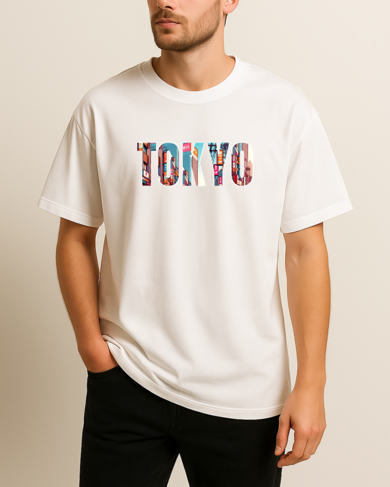 Tokyo Baskılı T-Shirt
