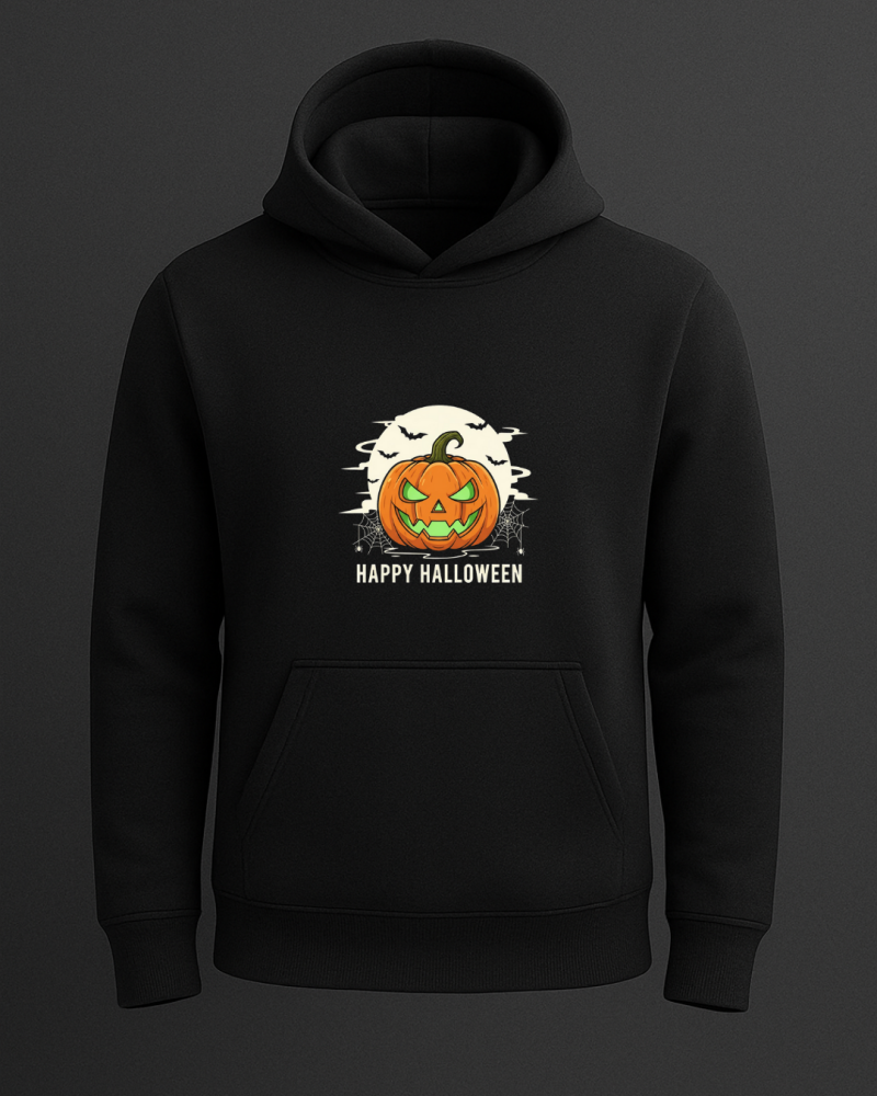 Happy Hallowen/ Balkabağı Baskılı Sweatshirt