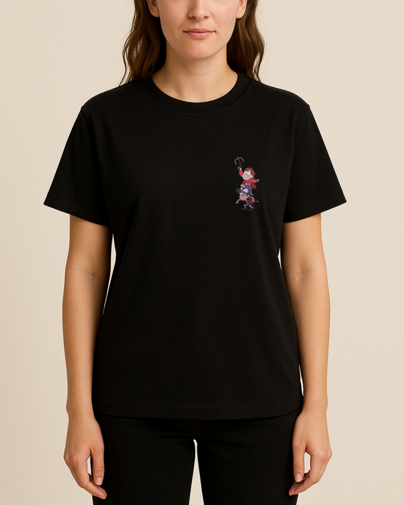 Mabel ve Dipper Baskılı T-Shirt - Görsel 5