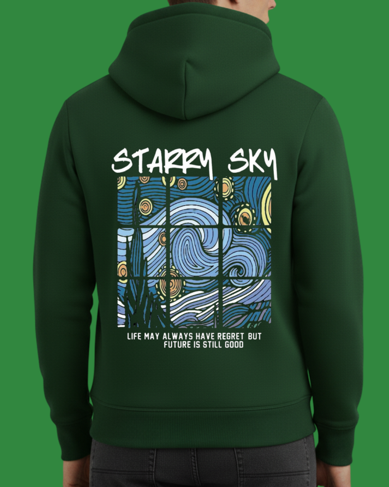 Starry Sky Baskılı Sweatshirt - Görsel 17