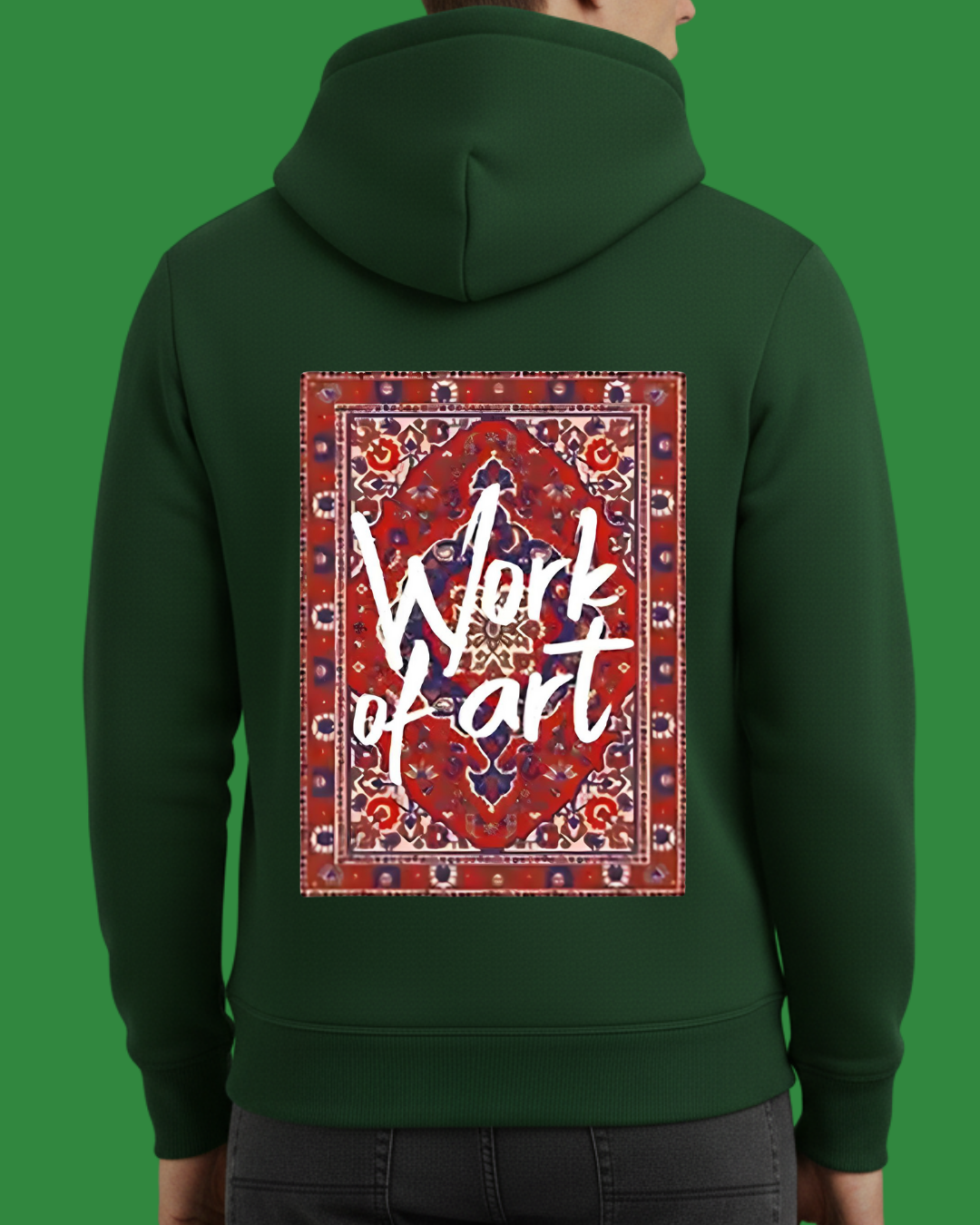 Work of Art Baskılı Sweatshirt - Görsel 19