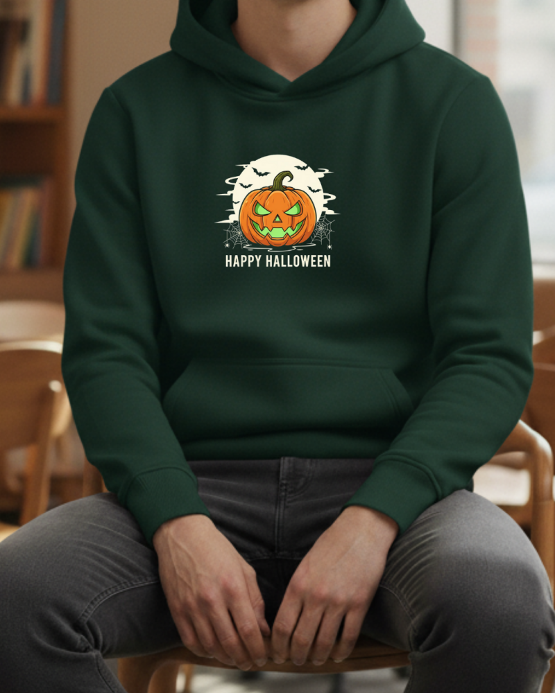 Happy Hallowen/ Balkabağı Baskılı Sweatshirt - Görsel 8