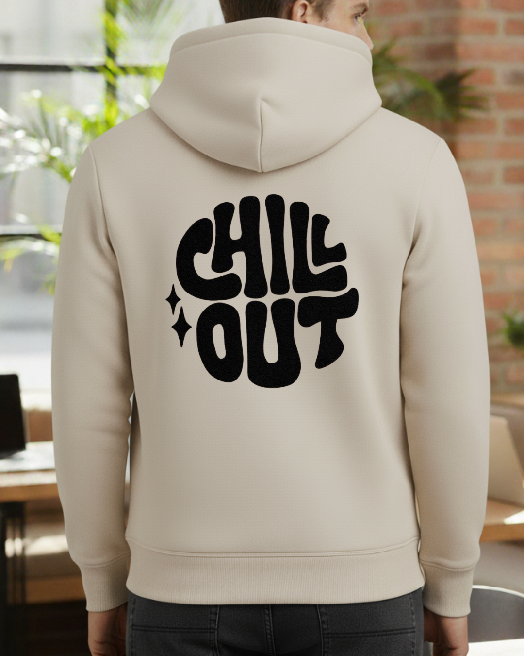 Chill Out Baskılı Sweatshirt - Görsel 6