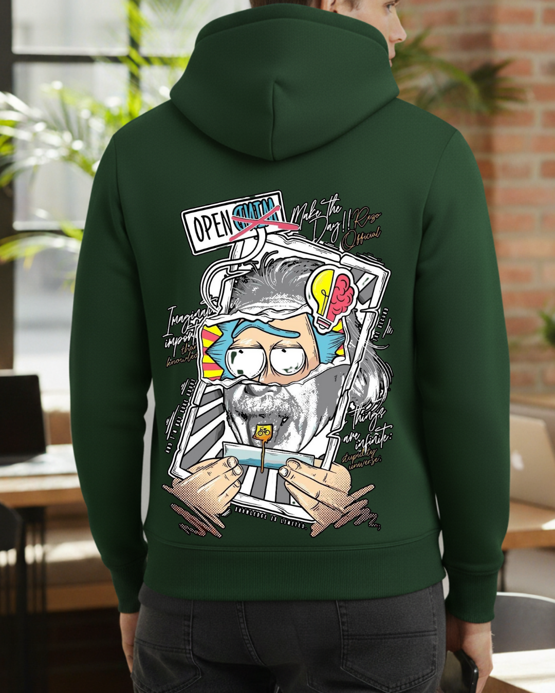 Morty Baskılı Sweatshirt - Görsel 25
