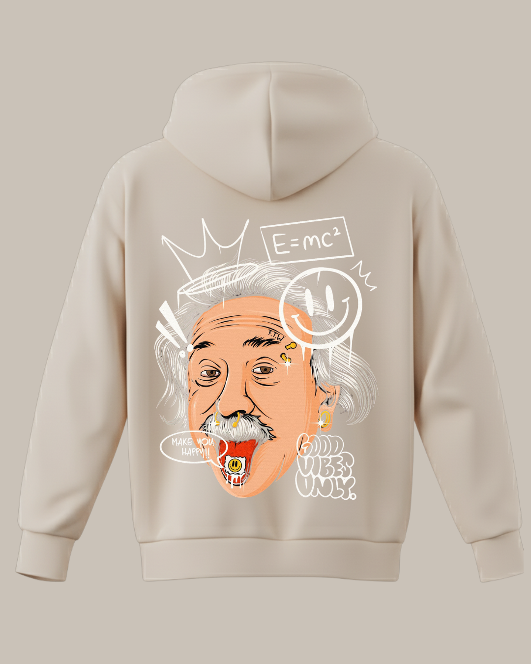 Einstein Baskılı Sweatshirt - Görsel 3