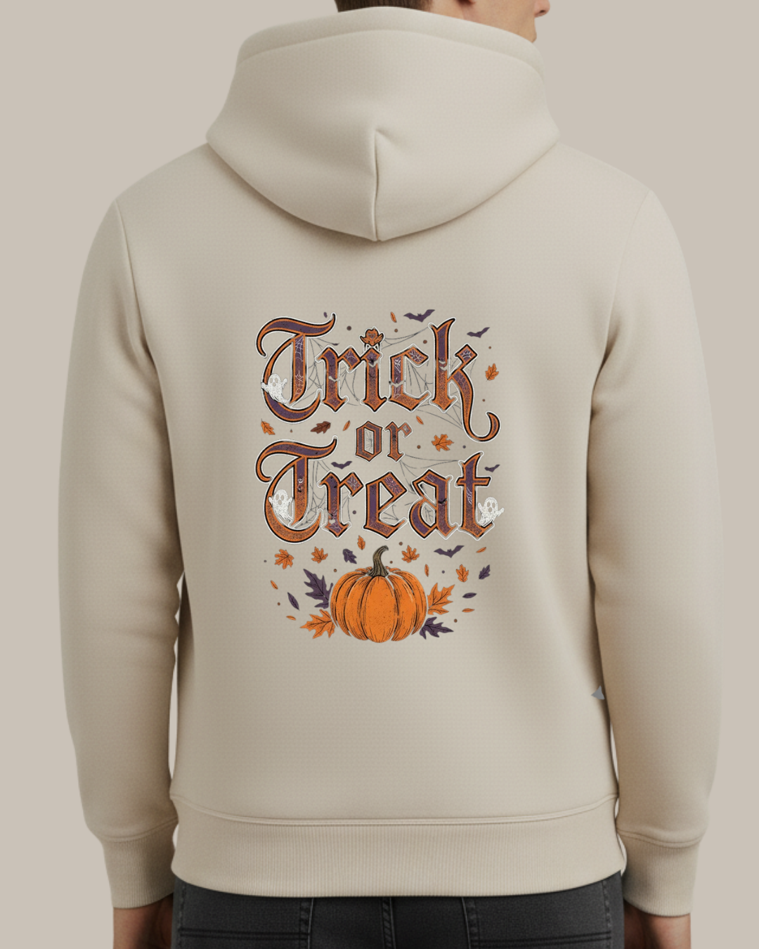 Trick or Treat Baskılı Hallowen Sweatshirt - Görsel 18